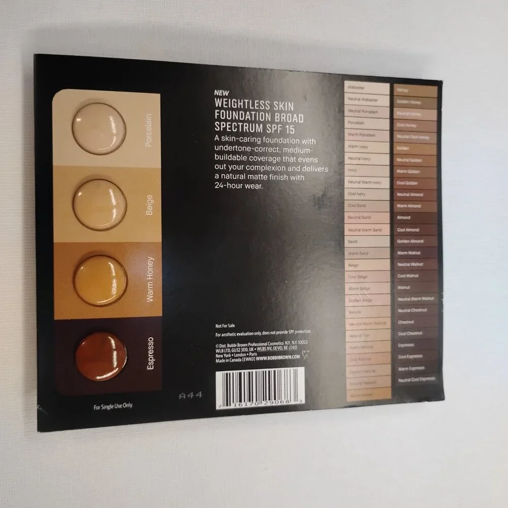 3pc it Cosmetics, Sephora, Bobbi Brown Sample Card Bundle